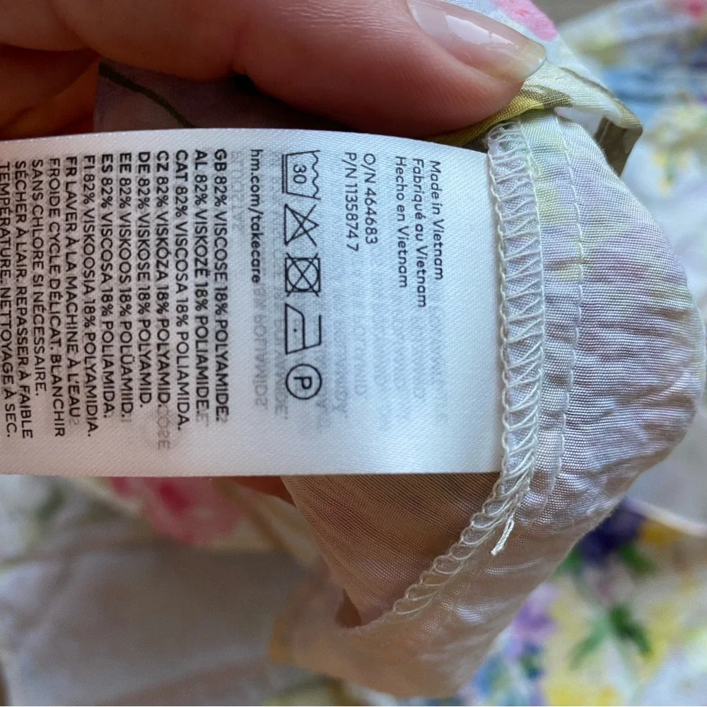 H&M Floral Mini Dress - Multicolor - Picture 4 of 4